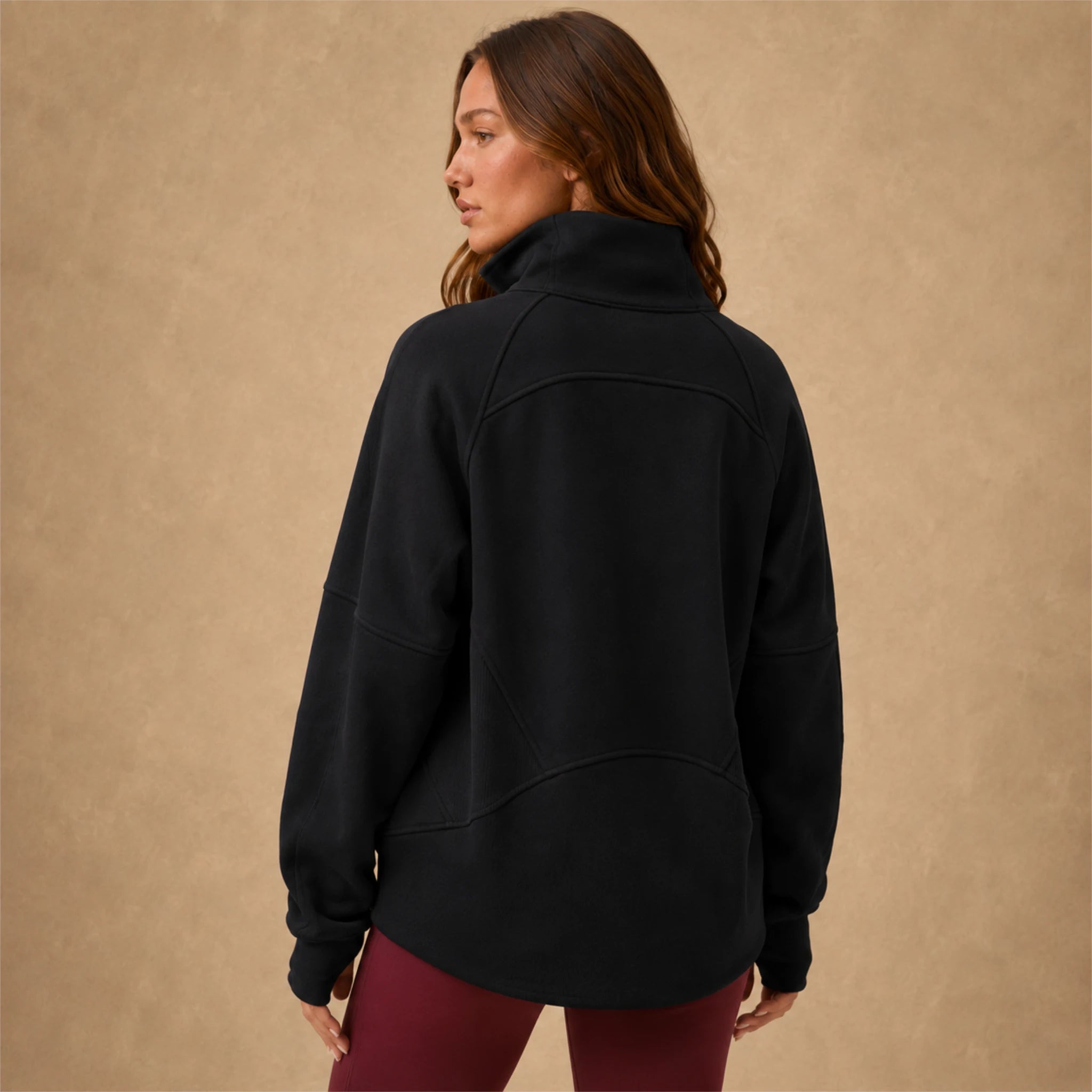 THE CLOUD-FLEECE OVERSIZED HALF-ZIP