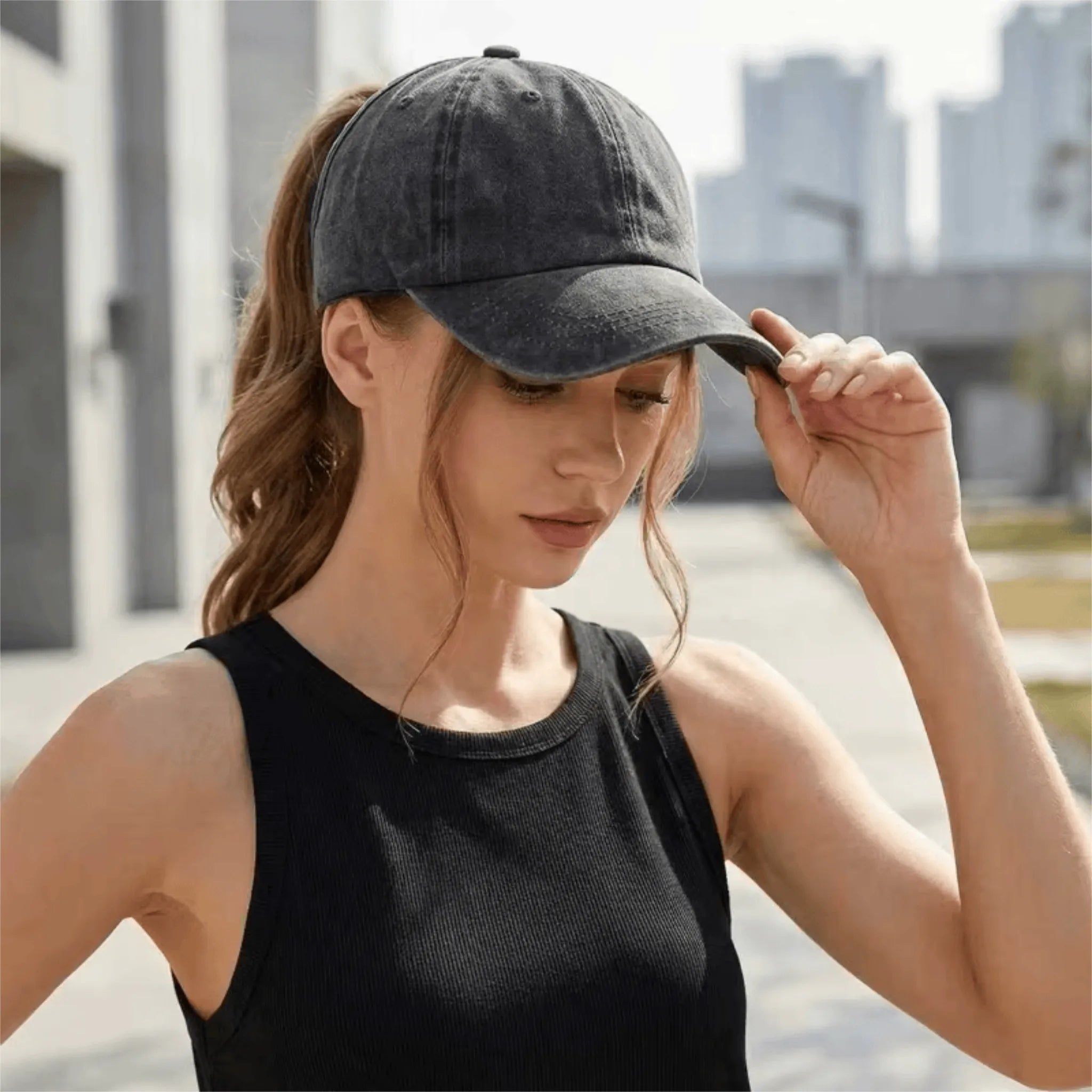 THE HIGH-TIE OPEN CAP