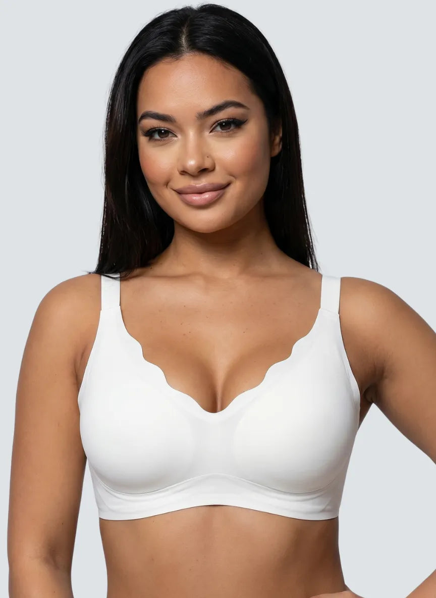 Soutien-gorge en gelée festonnée sans coutures