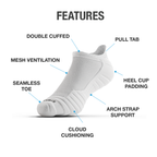 Chaussettes basses de sport matelassées CloudFusion™