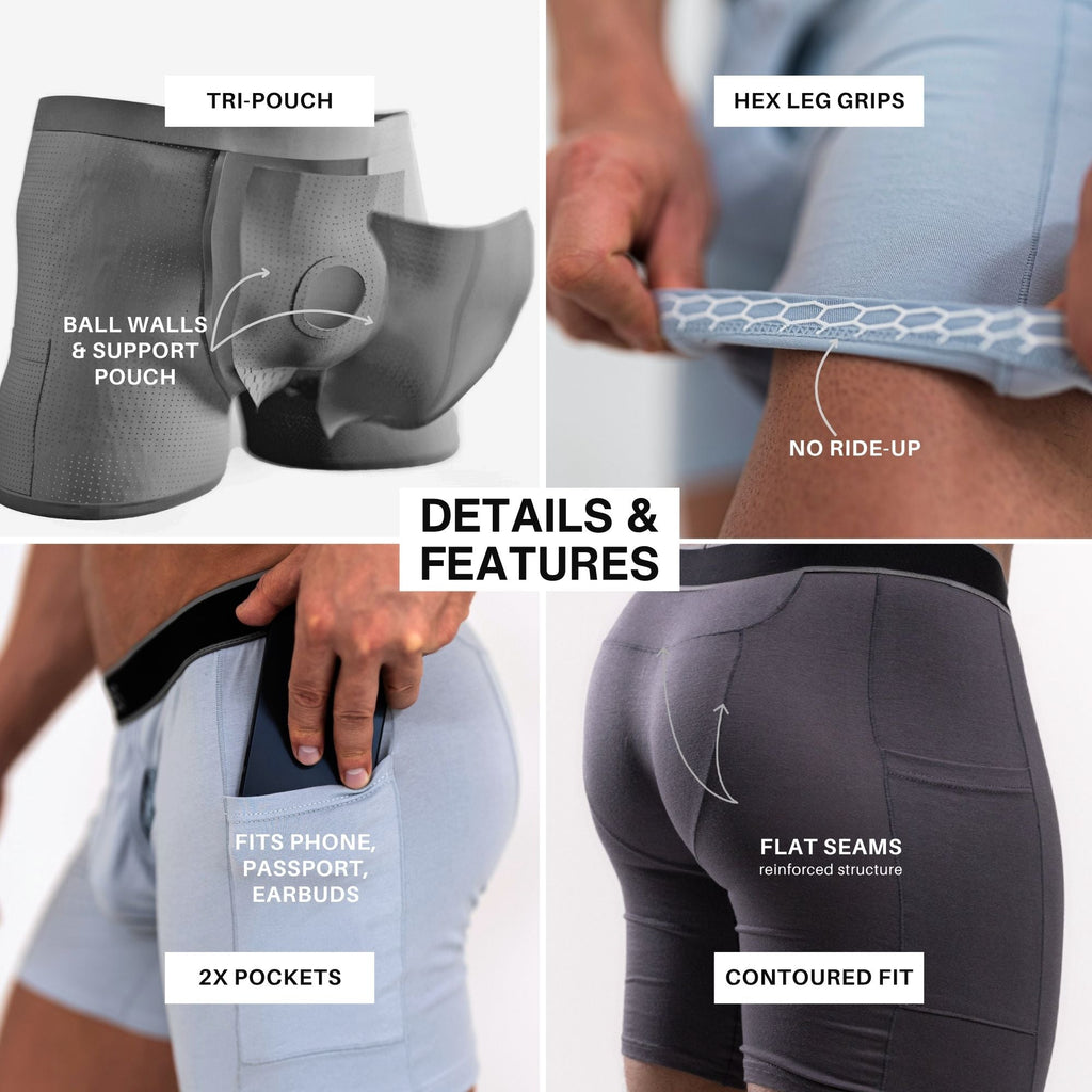SVBPIMA TRI-POUCH™ BOXERS - PIMA BAUMWOLLE