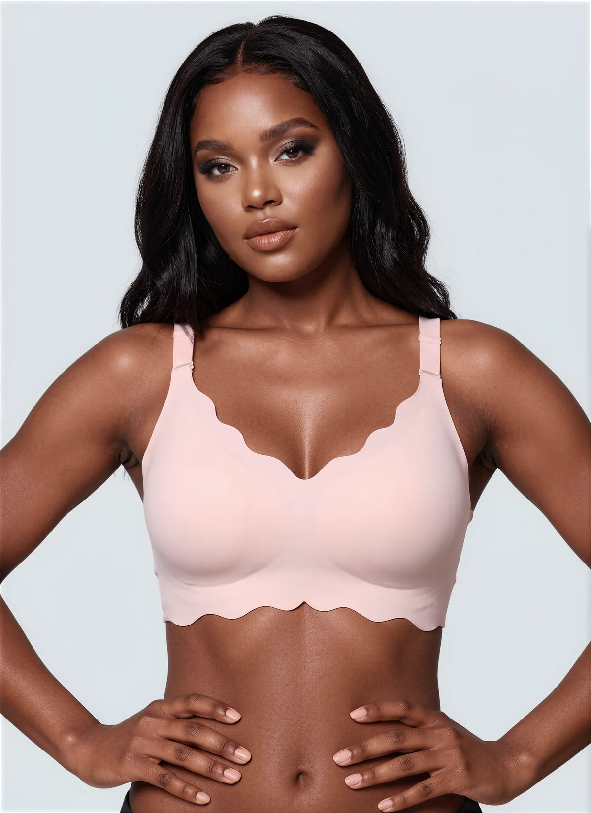 Non-wired Lifting Scalloped JellyFit® Bra