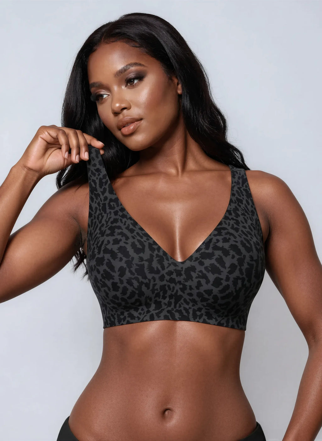 Non-wired Lifting Leopard JellyFit® Bra