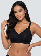 Soutien-gorge en gelée festonnée sans coutures
