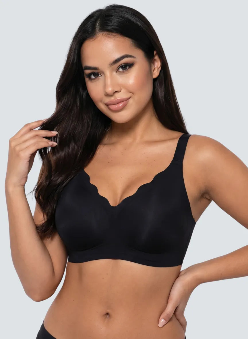 Soutien-gorge en gelée festonnée sans coutures