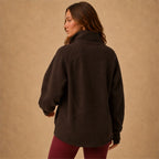 The Cloud-Fleece Oversized Half-Zip