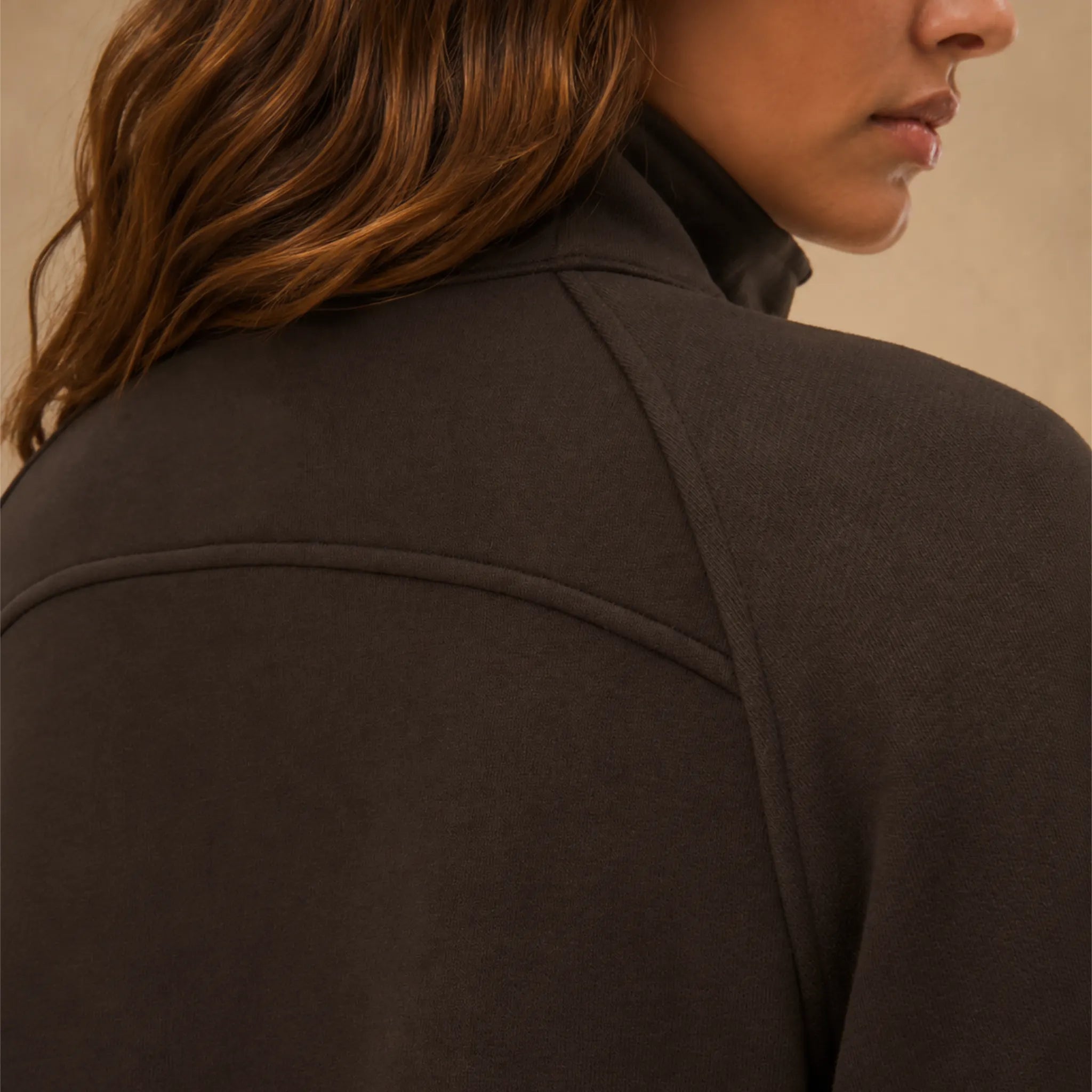THE CLOUD-FLEECE OVERSIZED HALF-ZIP
