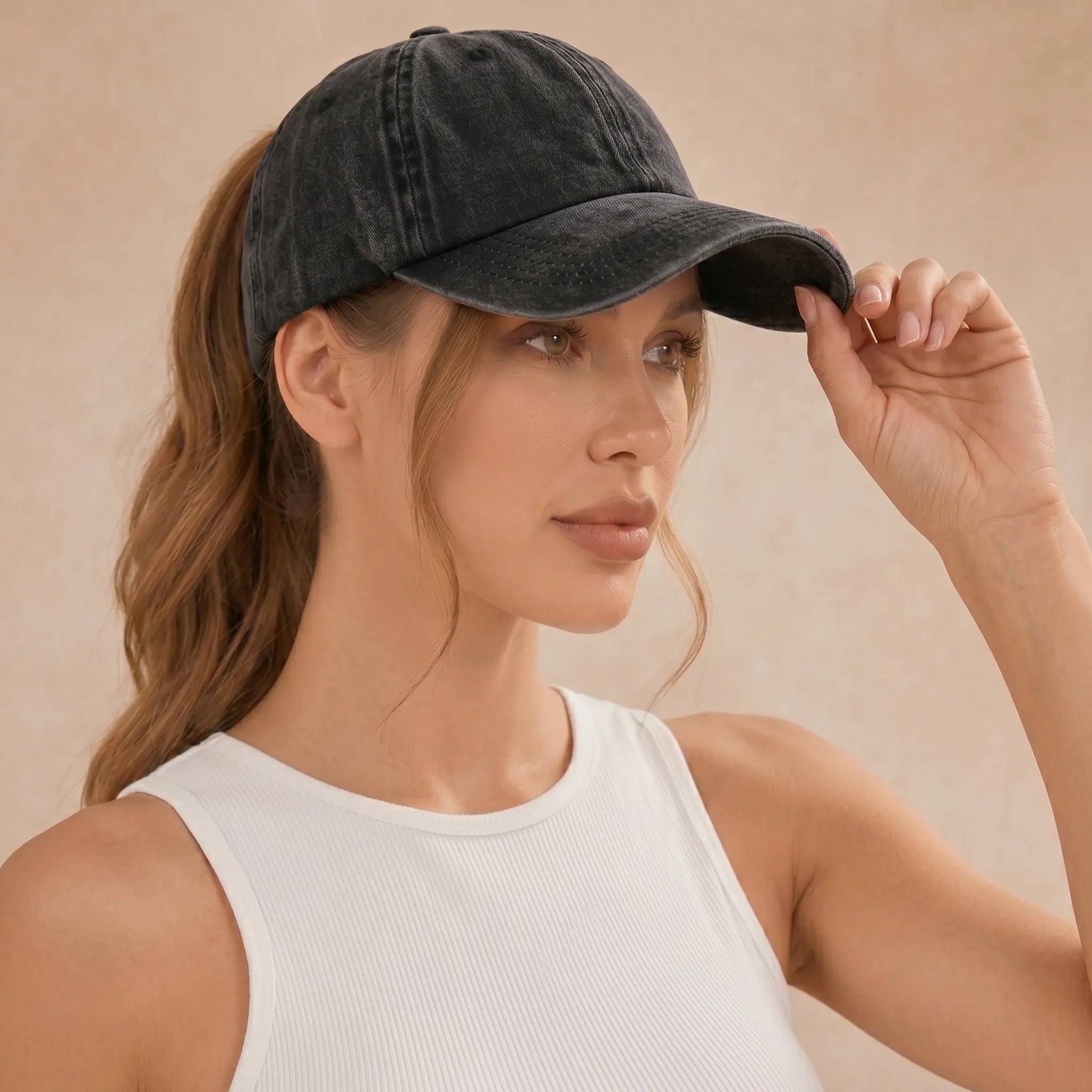 THE HIGH-TIE OPEN CAP